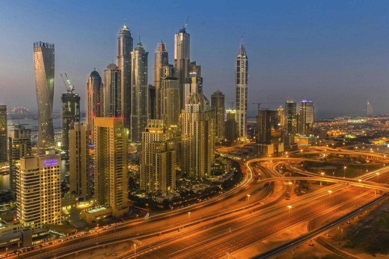 Dubai cityscape scenery
